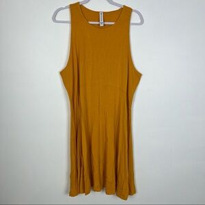 Athletes Santorini Thera Swing Dress Athletic Mustard Yellow Size 1X